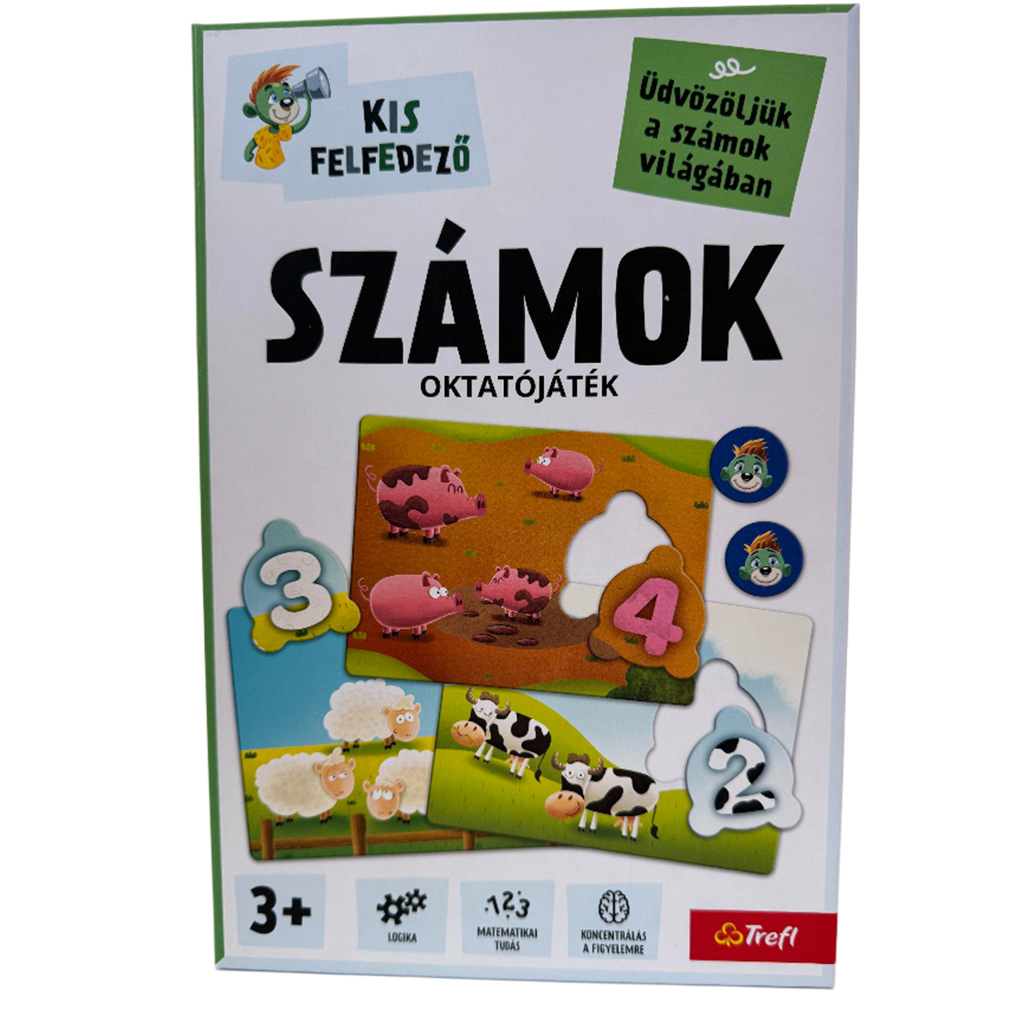 Kis felfedező: Számok oktatójáték új kiadás - Trefl kép 1