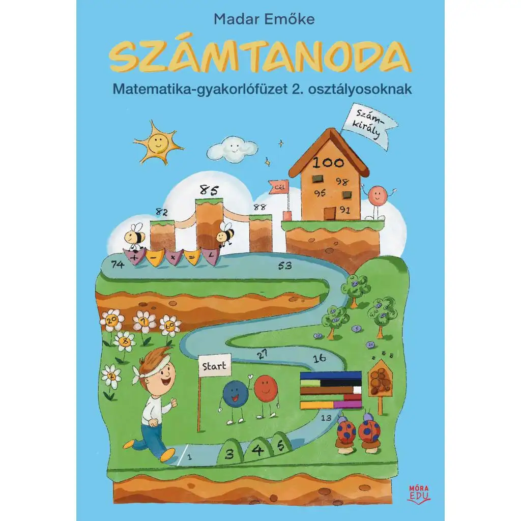Móra: Számtanoda Matematika-gyakorlófüzet 2. osztályosoknak kép 1