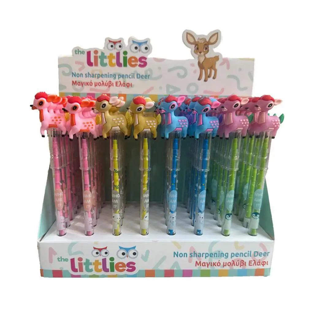 The Littlies: Szarvasos tolóbetétes ceruza többféle 1db kép 1