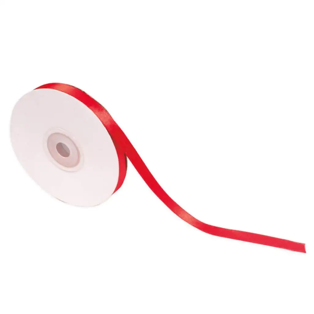 PlayBox: Szatén szalag piros színben 10mm 30m kép 1