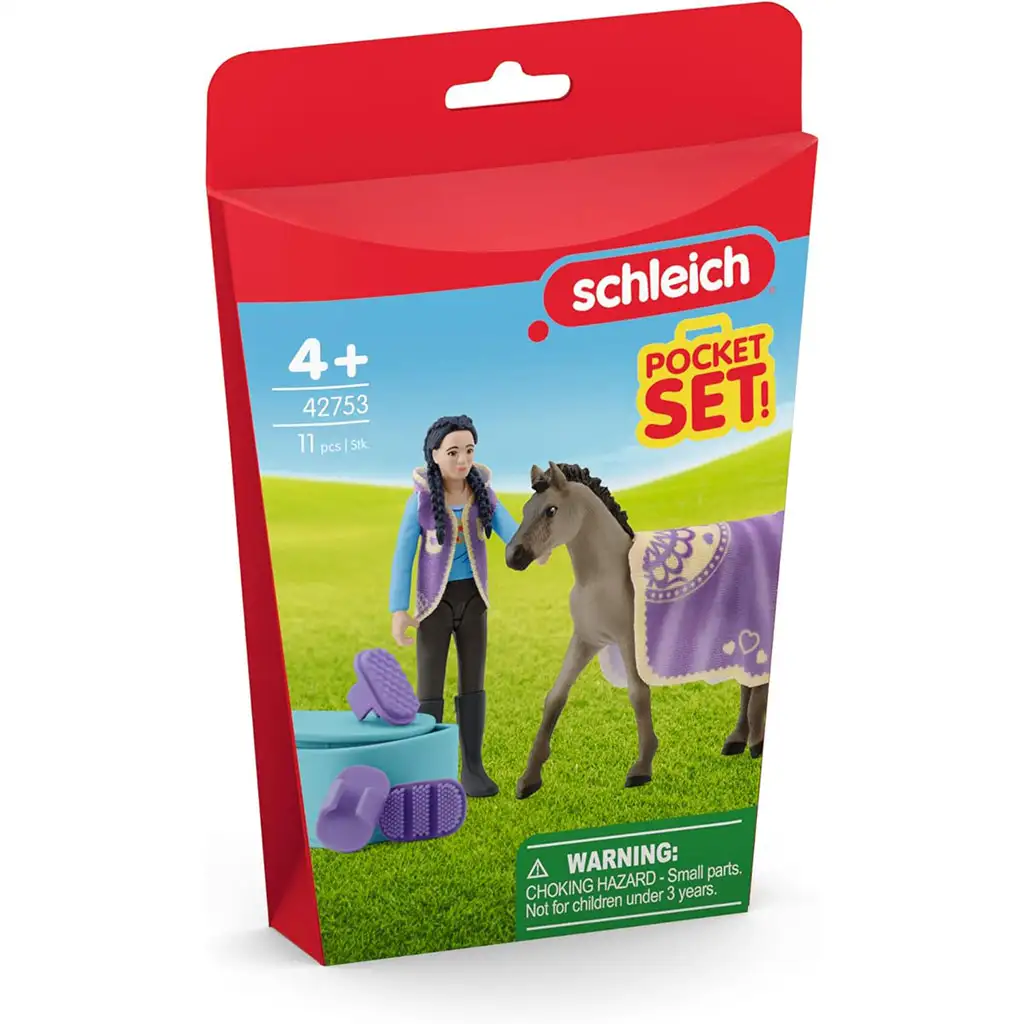 Schleich: Horse Club - Szépségszett Kimmel játékszett (42753) kép 1