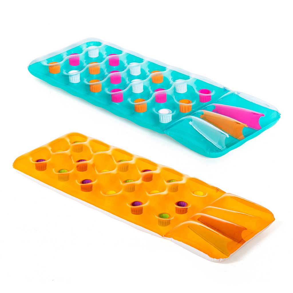 Bestway: Színes poharas gumimatrac többféle színben 1db 173x64x16cm kép 1