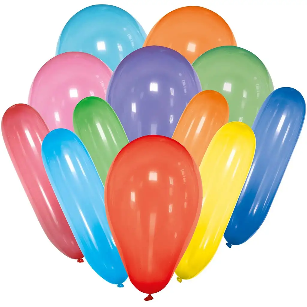 Színes party lufik – 30 db-os szett kép 1