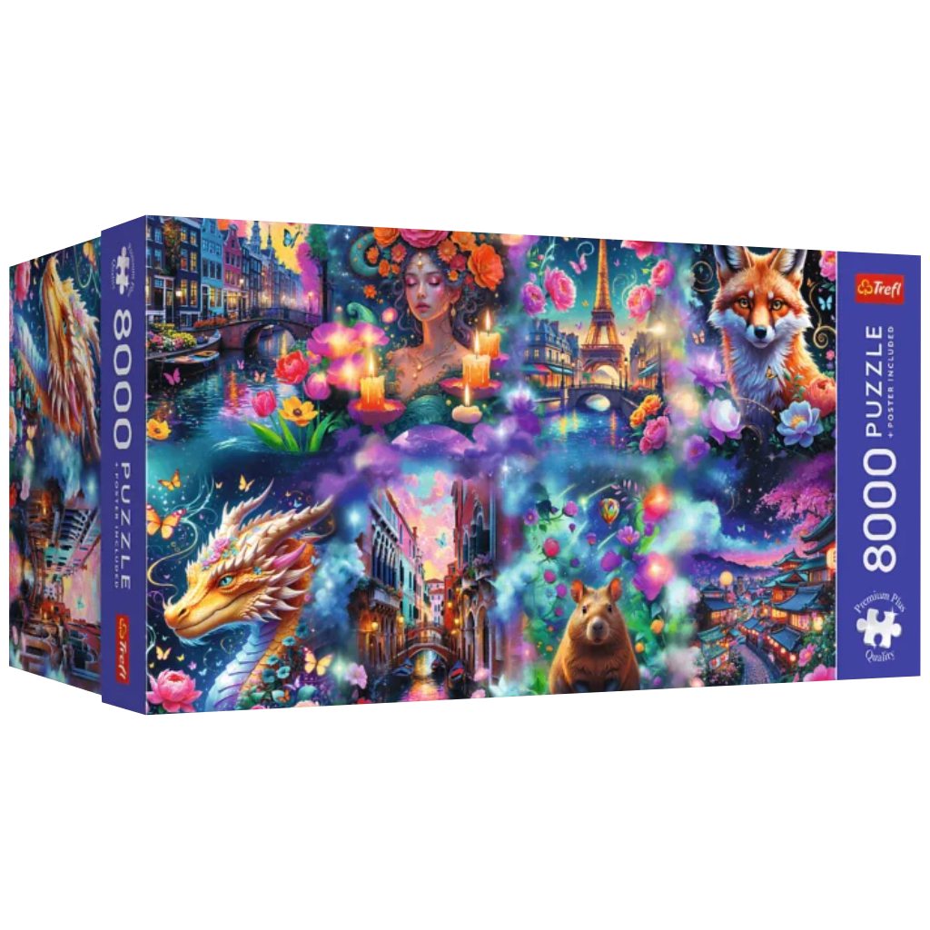 Színes világ prémium 8000 db-os puzzle – Trefl kép 1