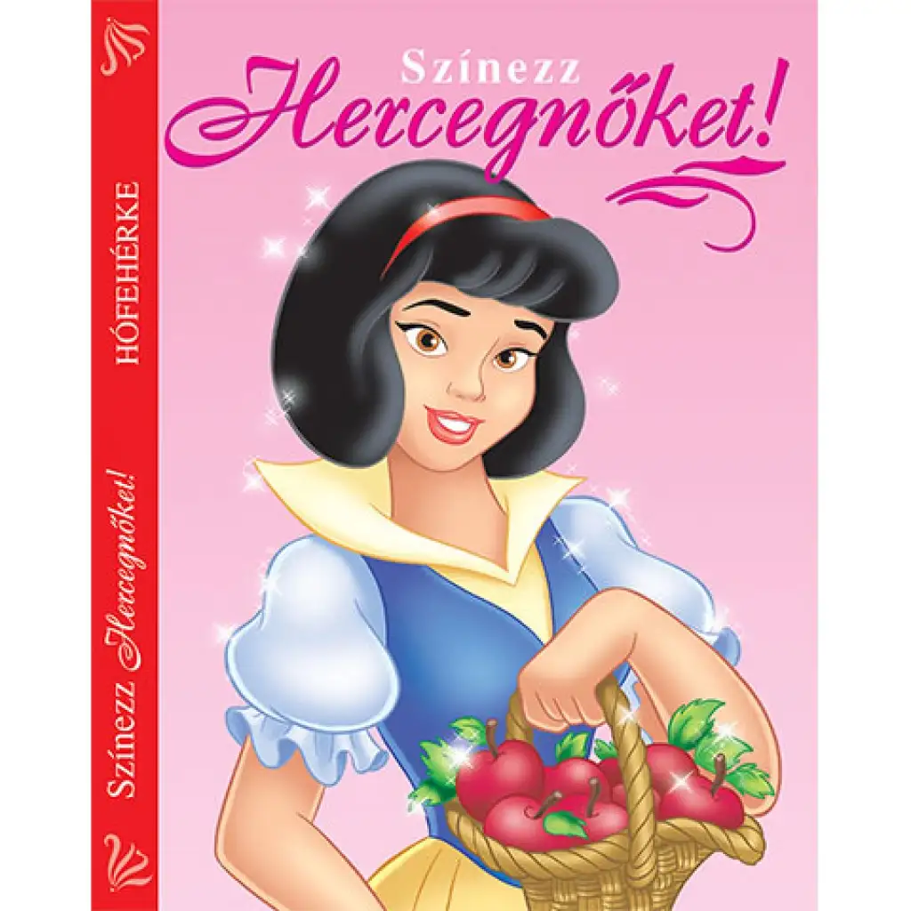 Színezz Hercegnőket! - Hófehérke kifestő kép 1