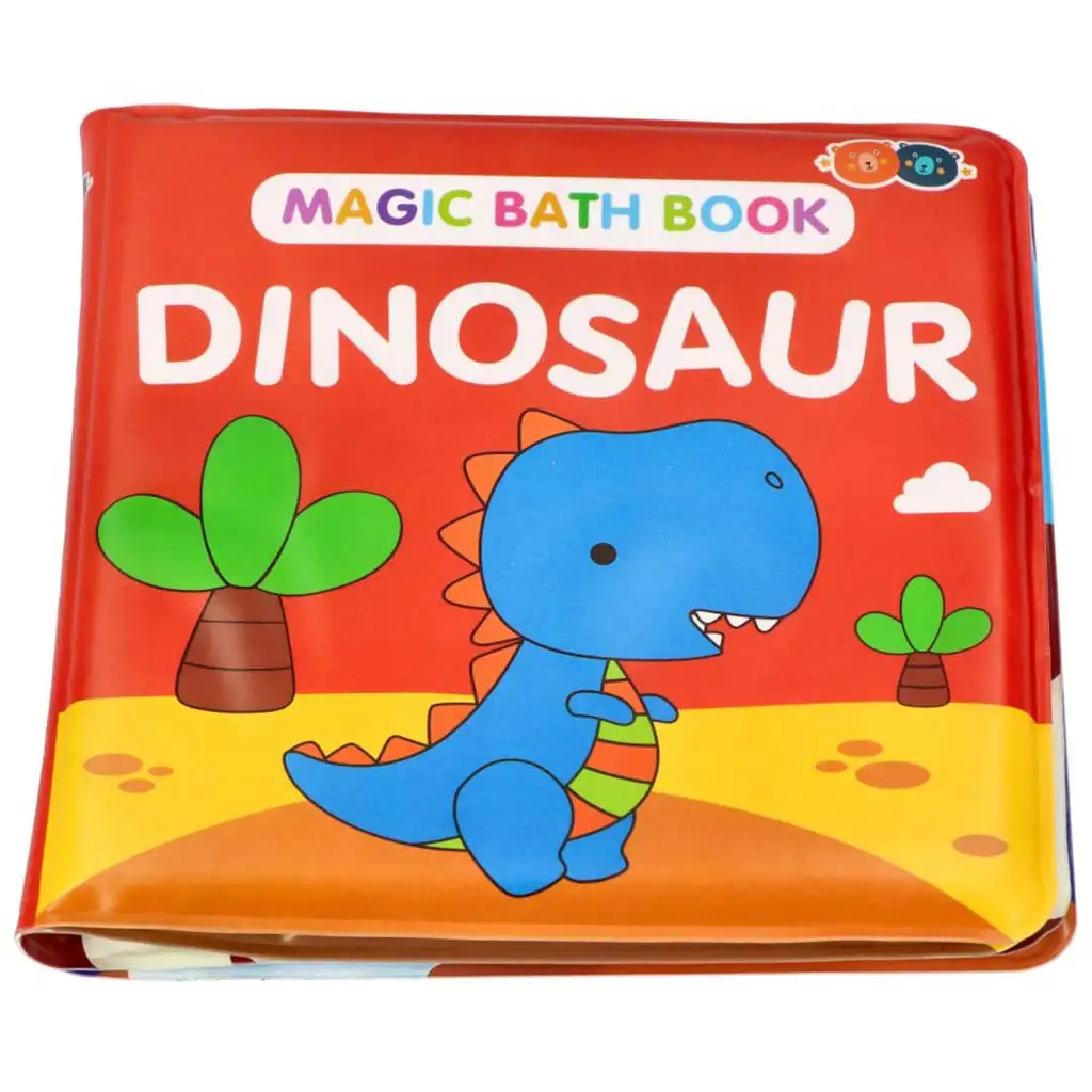 Buddy&Barney Fürdőjáték: Színváltós dinoszauruszos fürdőkönyv kép 1