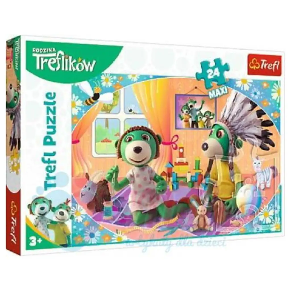 Treflikow Szórakozzunk együtt 24db-os Maxi puzzle - Trefl kép 1