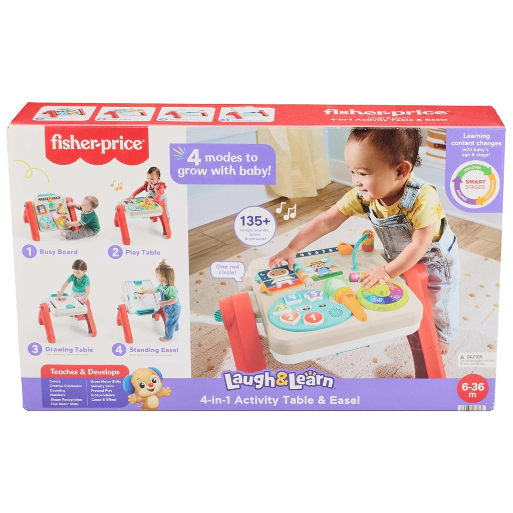 Fisher-Price: 4az1-ben tanuló asztalka - Mattel kép 1