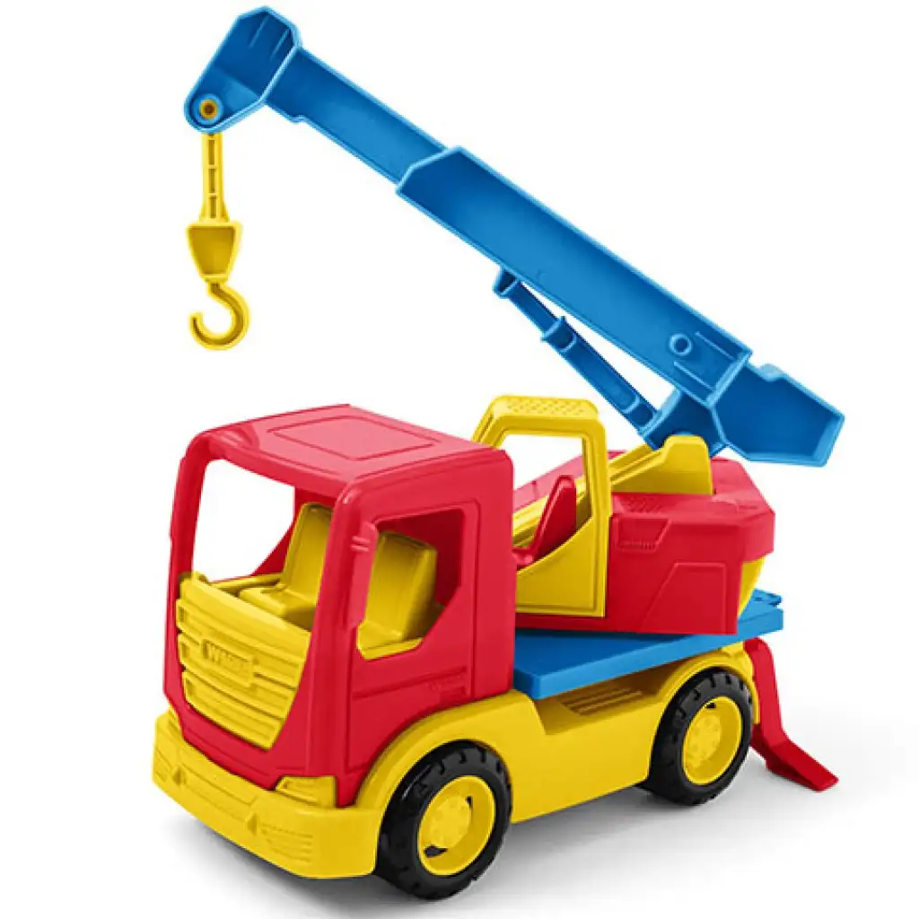 Tech Truck színes daruskocsi 26cm - Wader kép 1