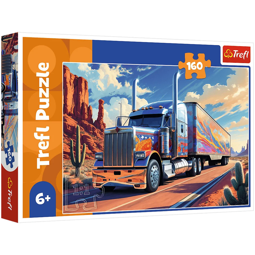 Teherautó az úton 160db-os puzzle - Trefl kép 1