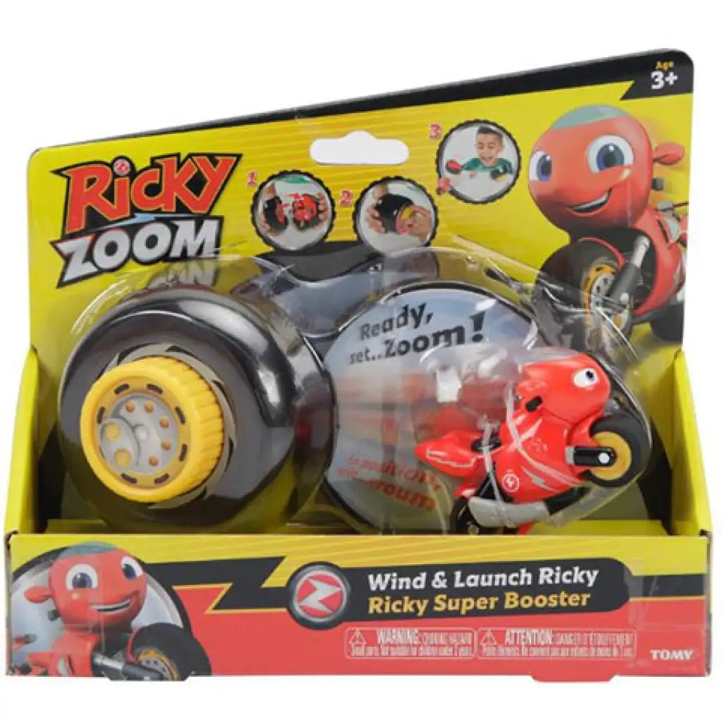 Tomy: Ricky Zoom - Tekerős kilövő Ricky figurával kép 1