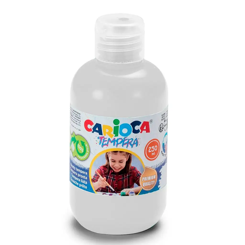 Fehér tempera 250ml-es - Carioca kép 1