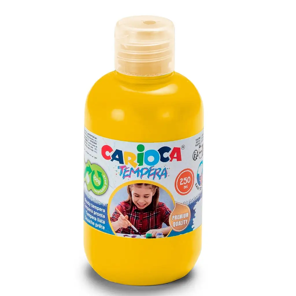 Sárga tempera 250ml-es - Carioca kép 1