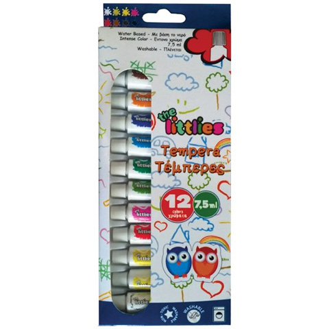 Tempera készlet 7,5ml 12db-os kép 1
