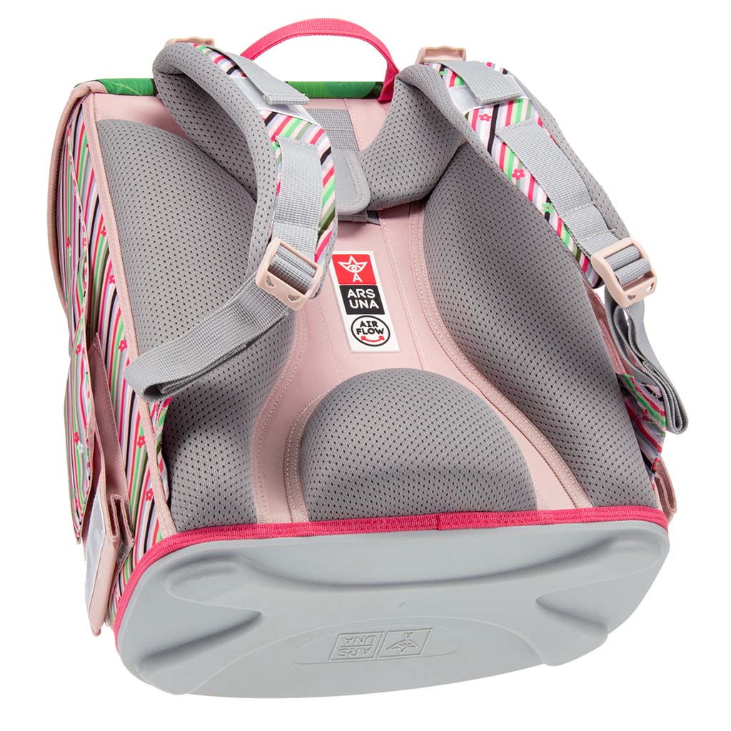 Ars Una: Think Pink kompakt ergonomikus mágneszáras iskolatáska, hátizsák 33x41x24cm kép 3