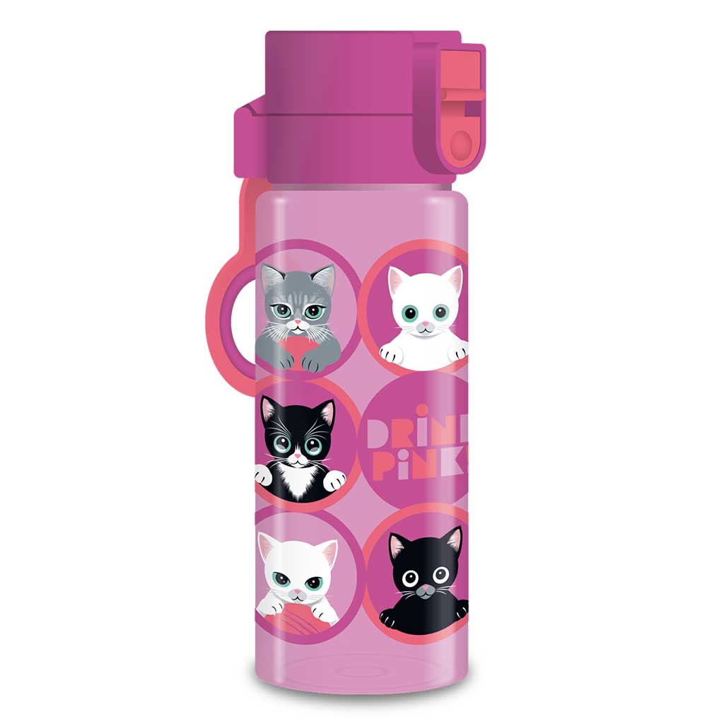 Ars Una: Think Pink BPA mentes rózsaszín kulacs 475ml kép 1
