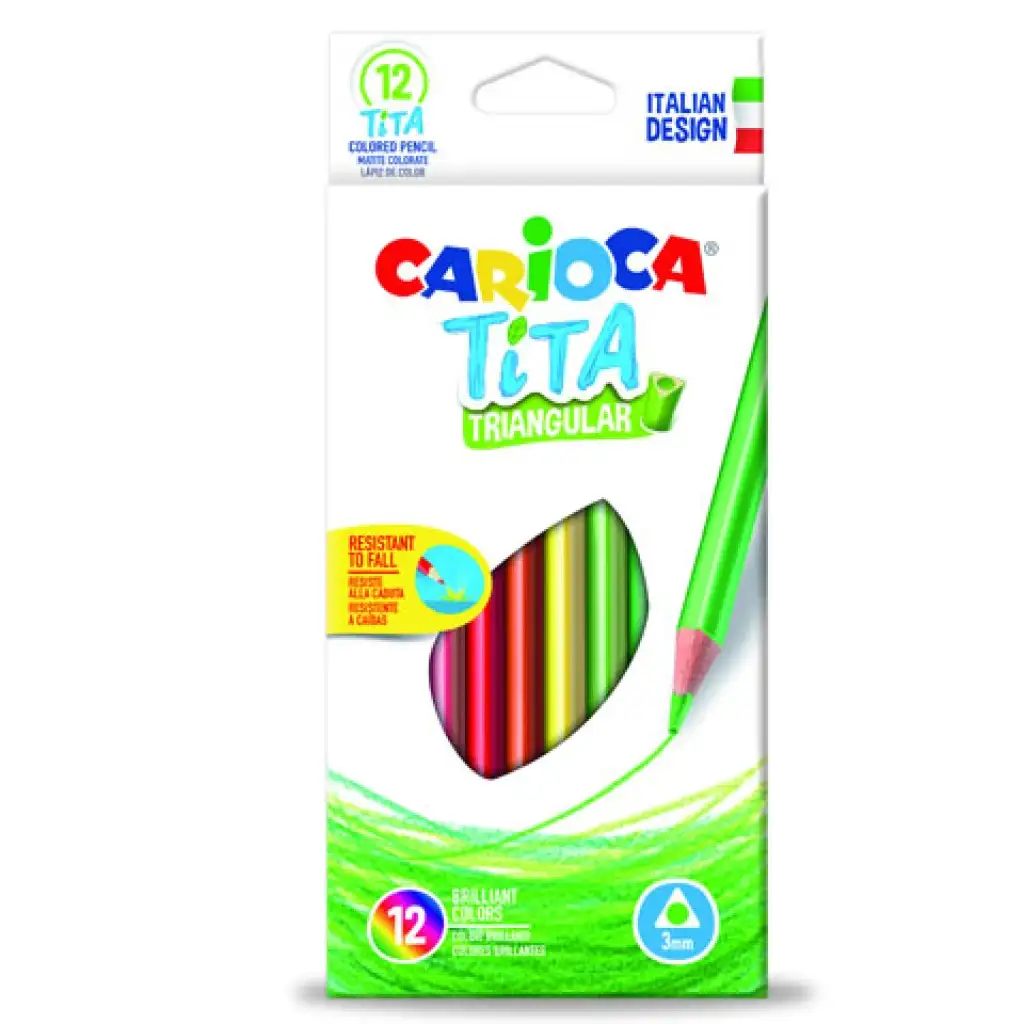 Carioca: Tita háromszög színes ceruza 12db-os kép 1