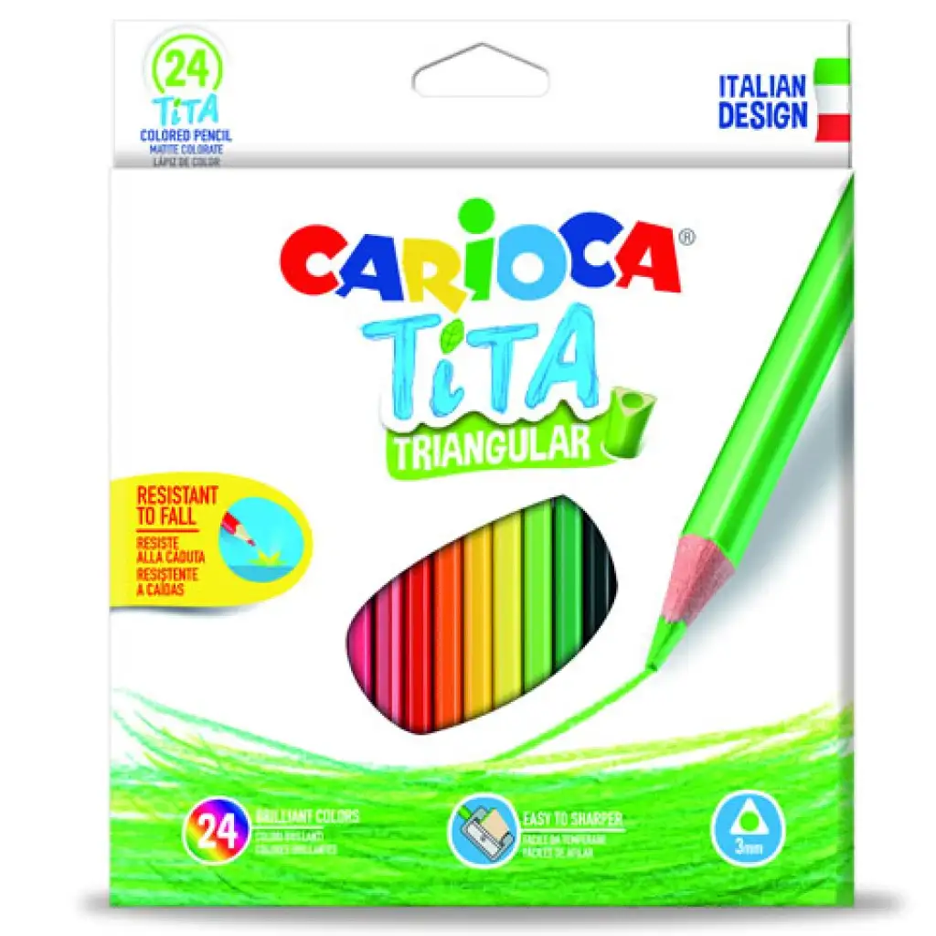 Carioca: Tita háromszög színes ceruza 24db-os kép 1