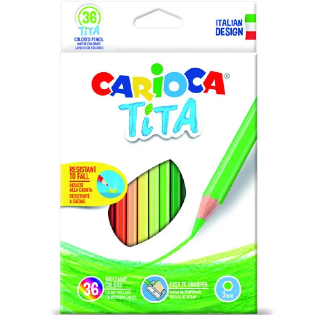 Tita színesceruza szett 36db-os - Carioca kép 1
