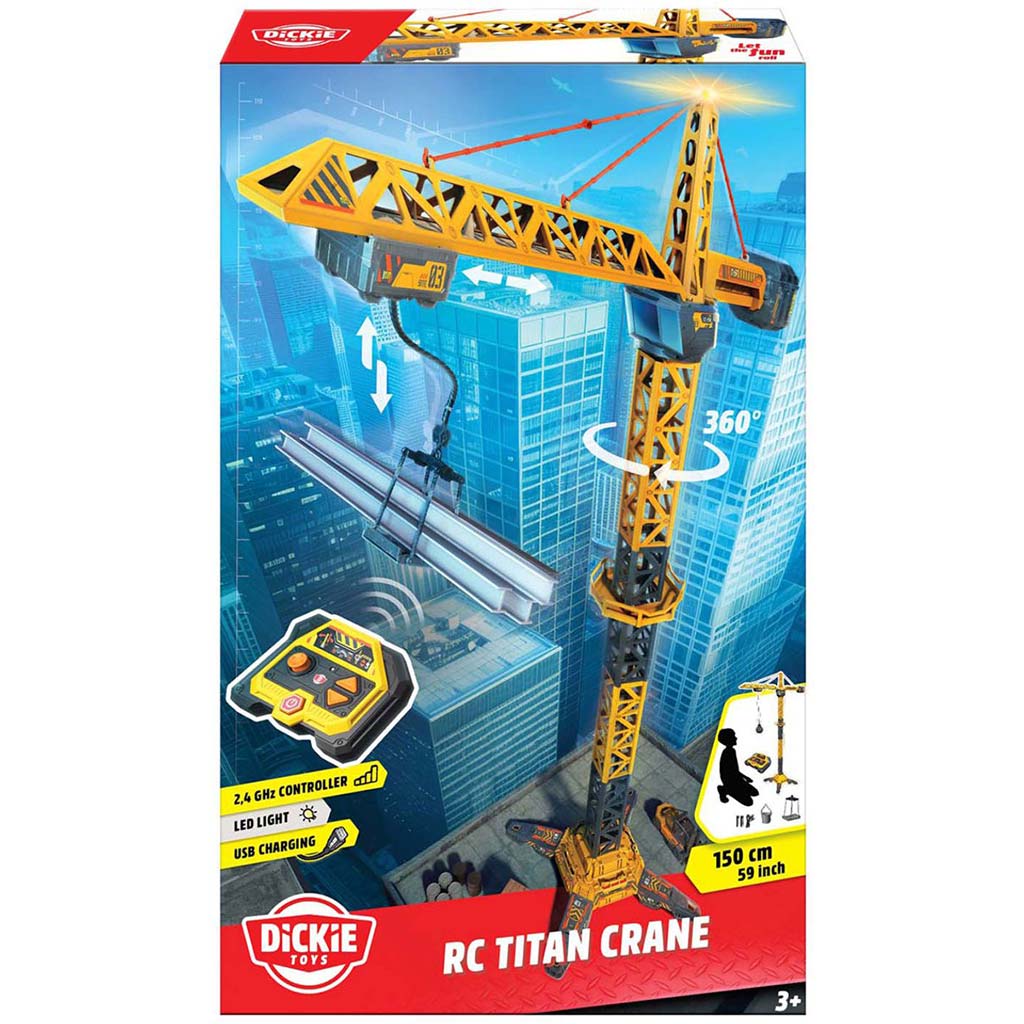 Távirányítós RC Titán daru 150cm - Dickie Toys kép 1