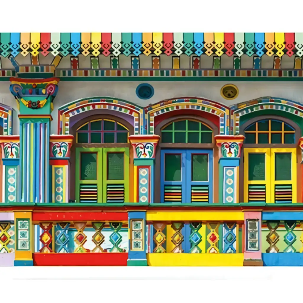Gyémántszemes kirakó: Dél-Amerika színei gyémántfestő szett 30x40cm kép 1