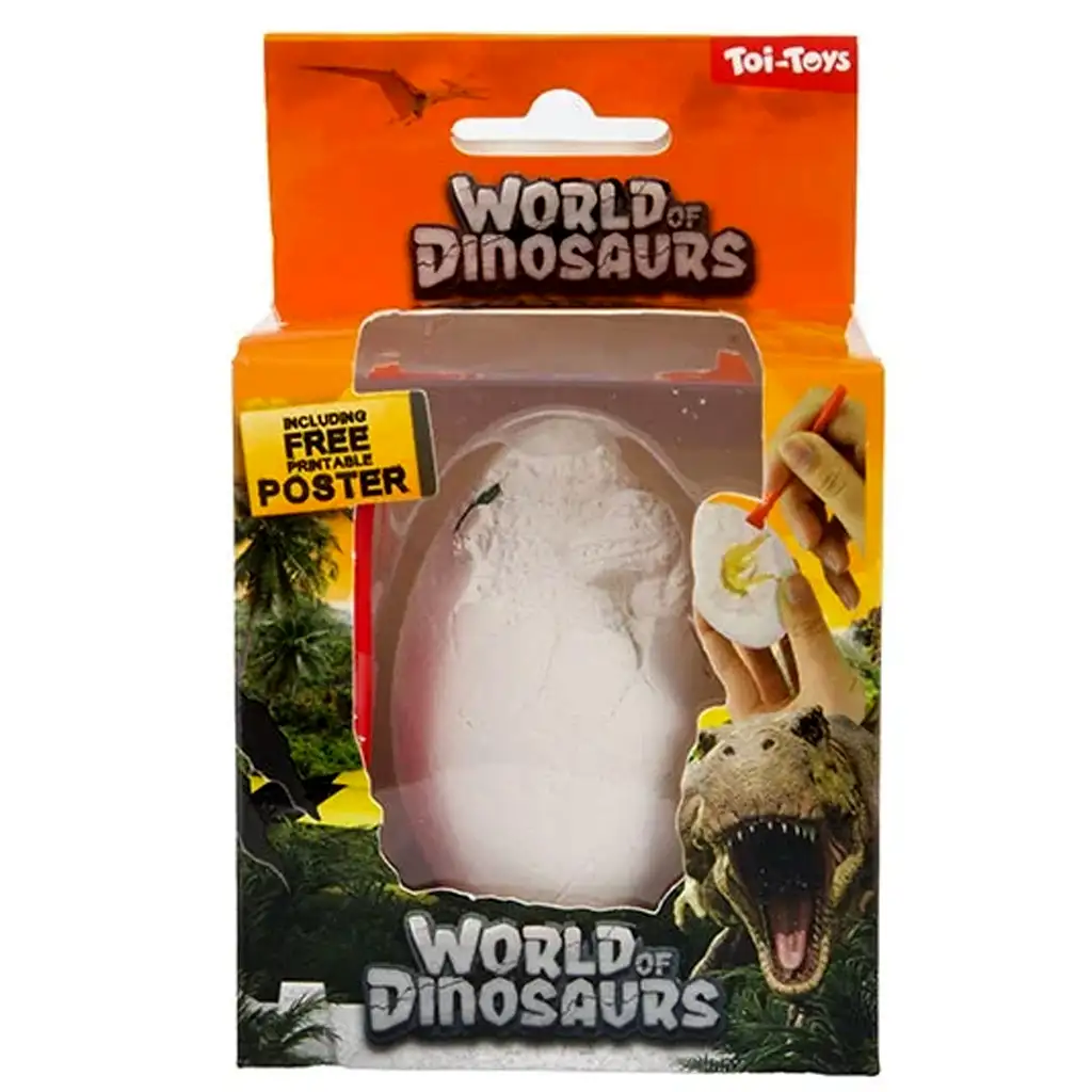 World of Dinosaurs tojás alakú dinós régészeti készlet kép 1