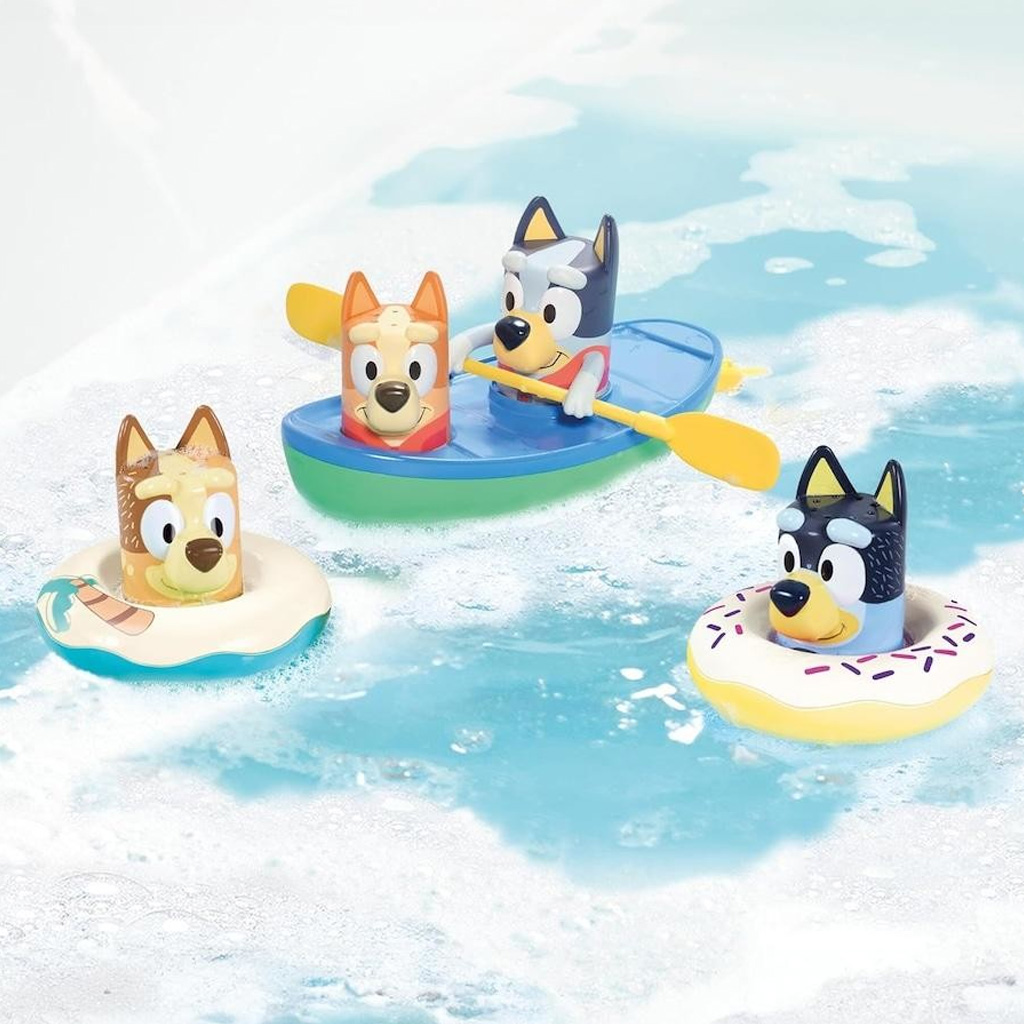 Tomy Toomies: Bluey családi csónakázás fürdőjáték kép 3