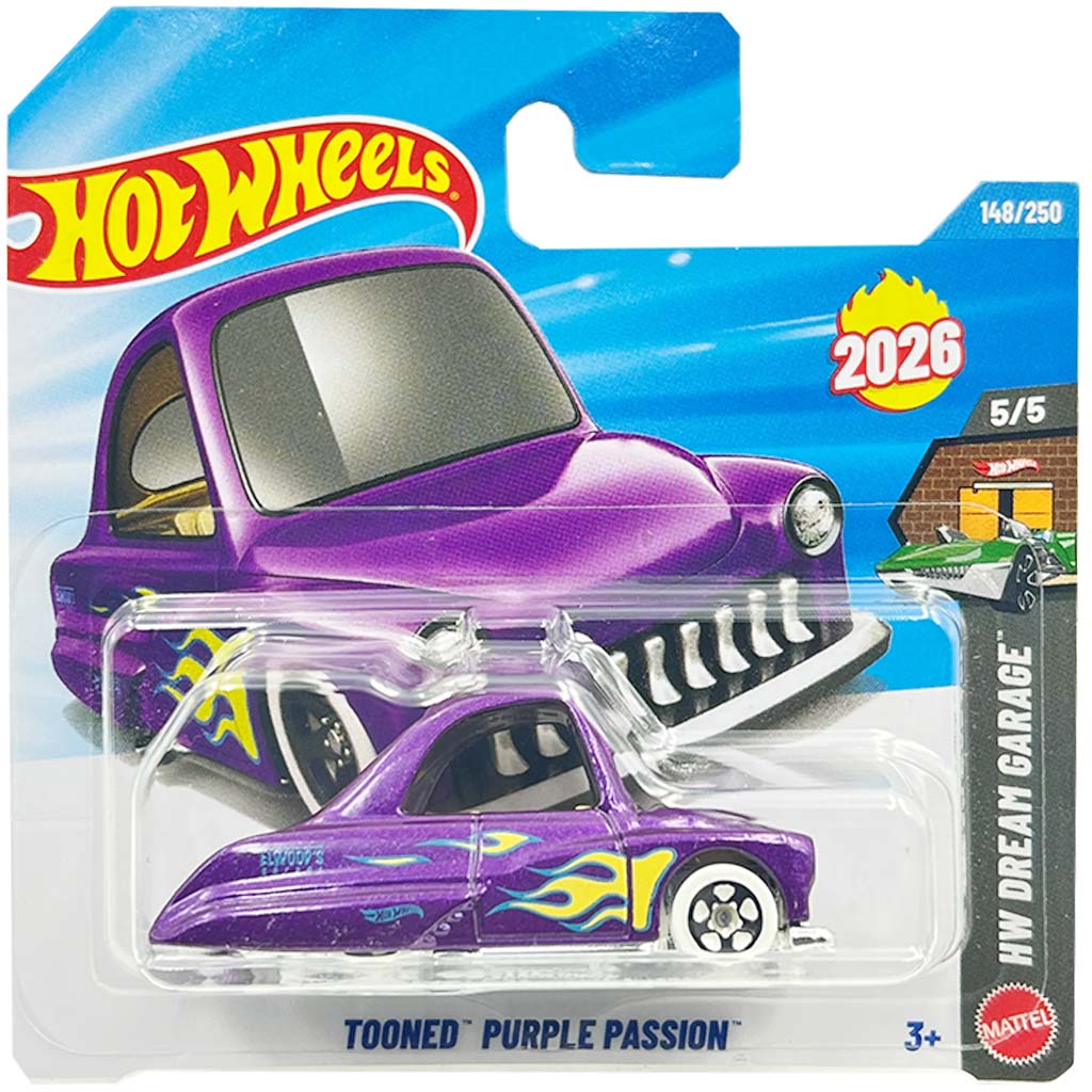 Hot Wheels: Tooned Purple Passion kisautó 1/64 - Mattel kép 1