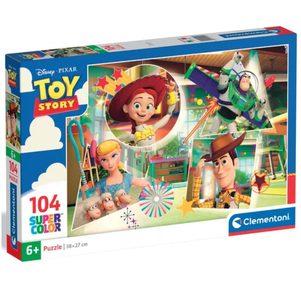 Toy Story Super Color puzzle 104 db-os - Clementoni kép 1