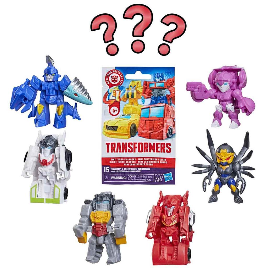 Transformers: Tiny Turbo Changers Gyorsan átalakuló meglepetés figurák - Hasbro kép 1
