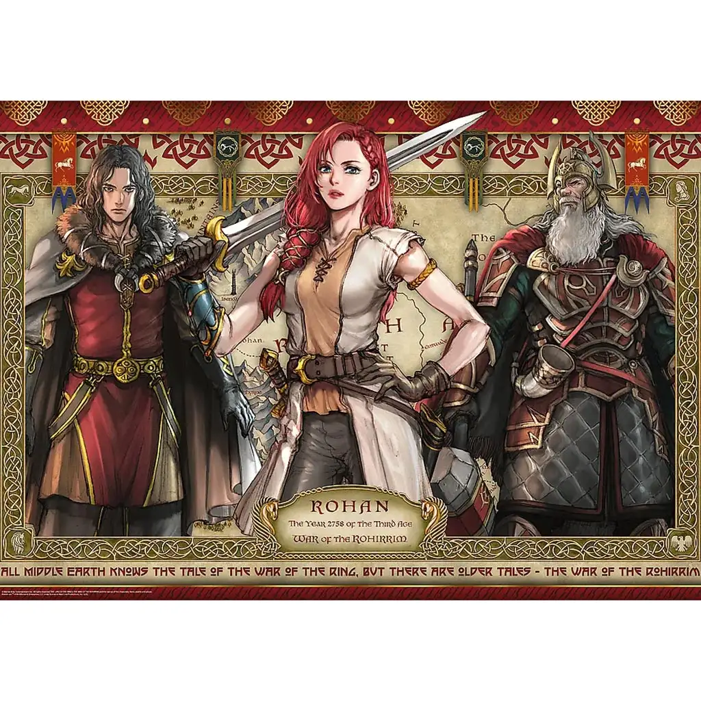A Gyűrűk Ura: Rohirrim tábor 1000db-os puzzle – Trefl kép 2