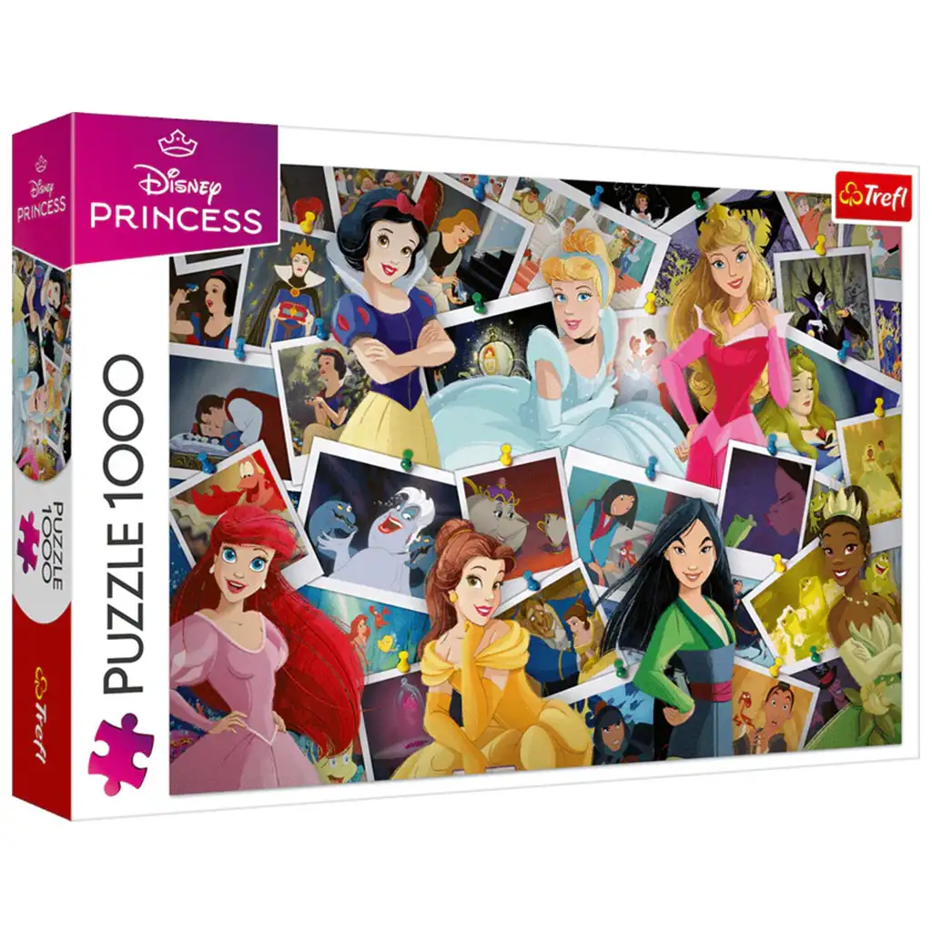 Disney hercegnők fényképei 1000db-os puzzle - Trefl kép 1