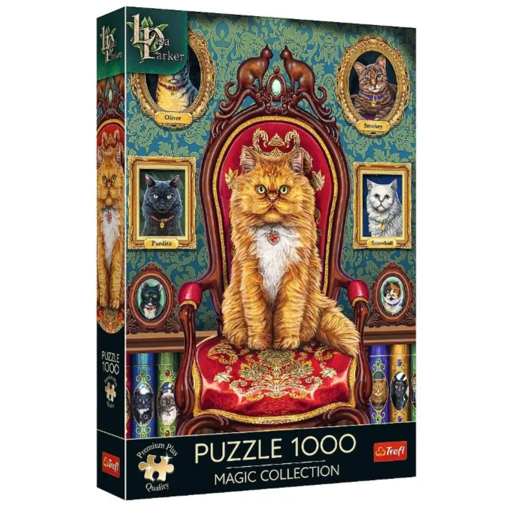 Lisa Parker: Macskamánia 1000db-os prémium plusz puzzle - Trefl kép 1