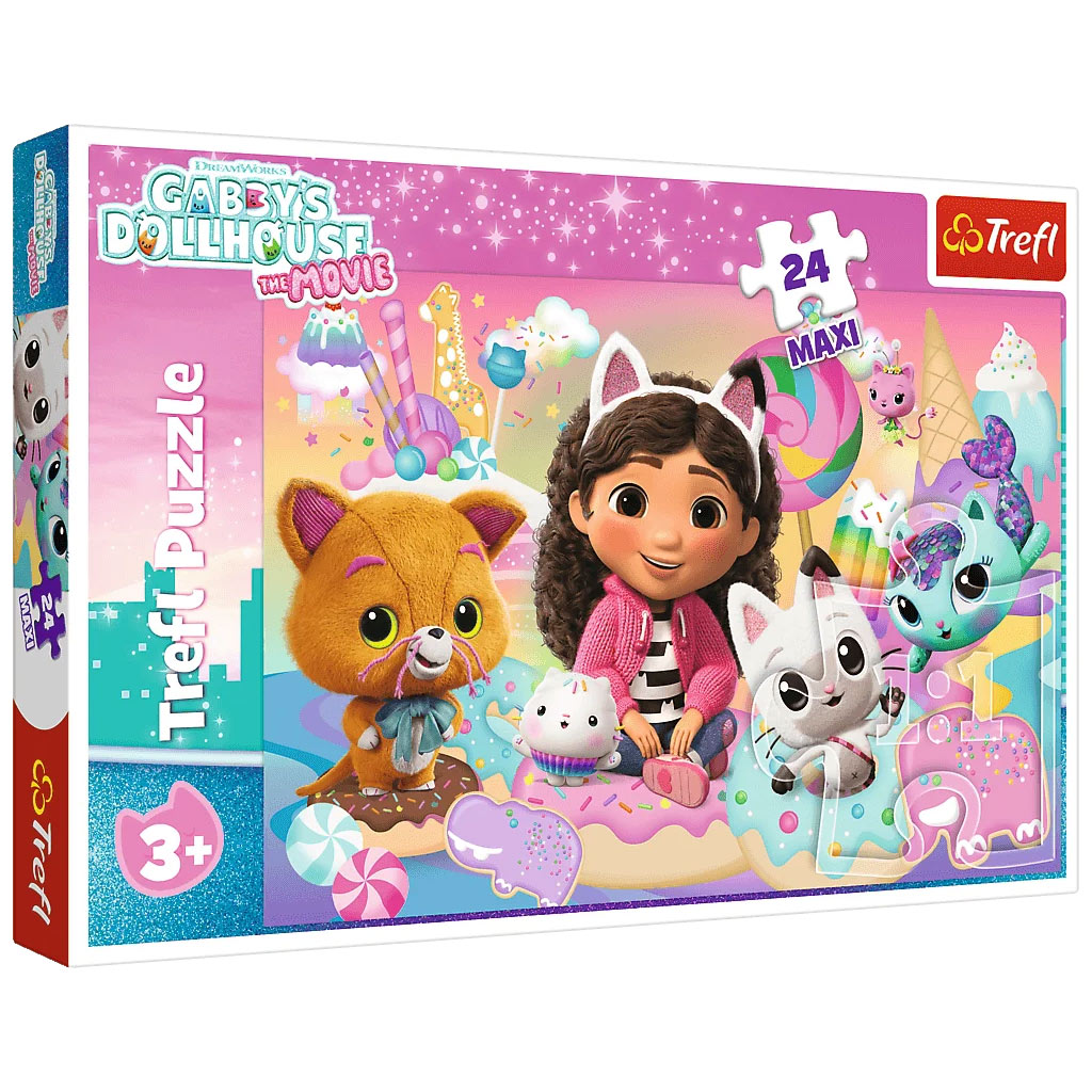 Gabi babaháza és barátai 24db-os maxi puzzle - Trefl kép 1