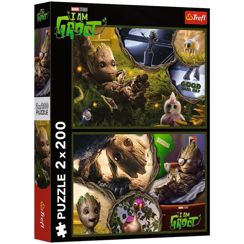 Marvel: Én vagyok Groot 2x200db-os puzzle - Trefl kép 1