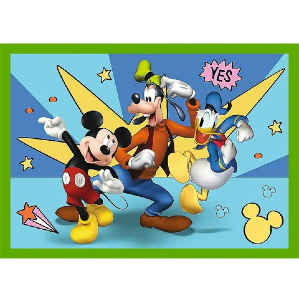 Mickey egér és a barátai 4 az 1-ben puzzle - Trefl kép 2
