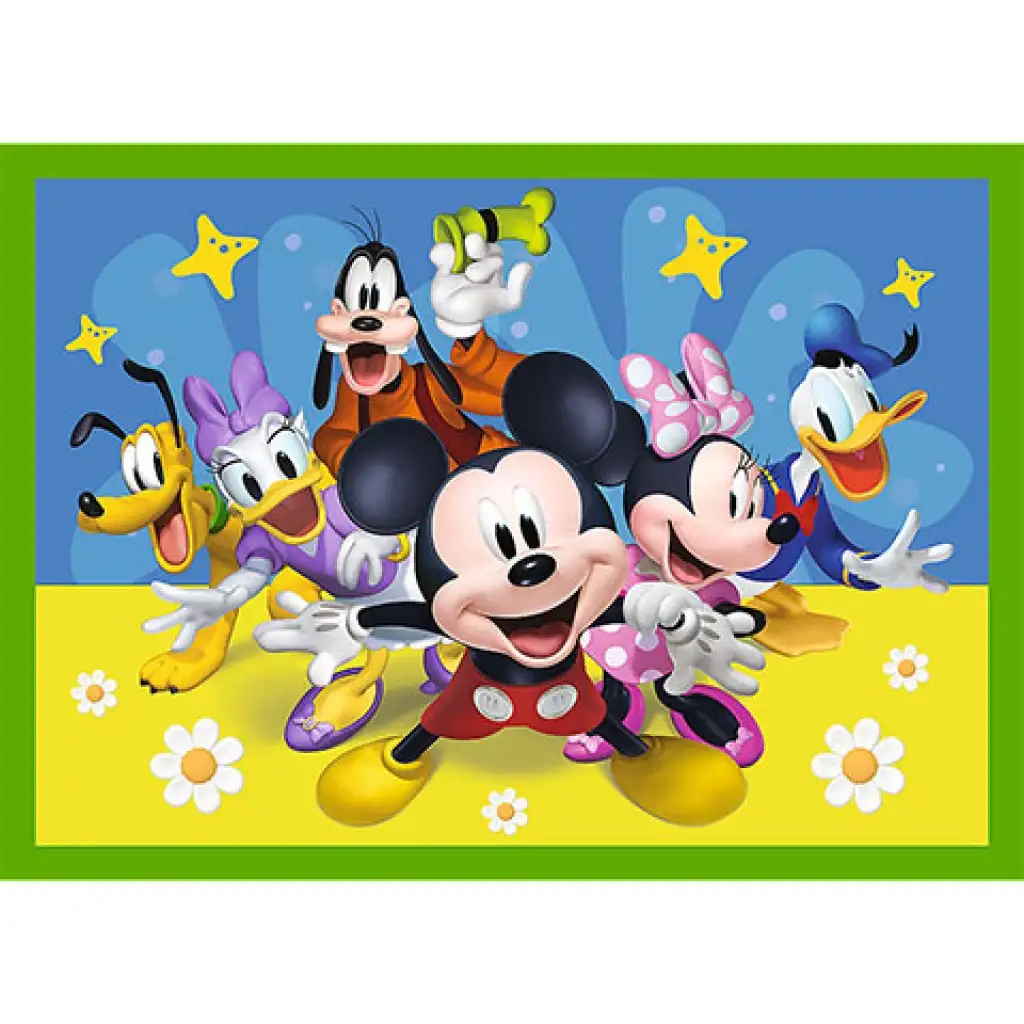 Mickey egér és a barátai 4 az 1-ben puzzle - Trefl kép 3