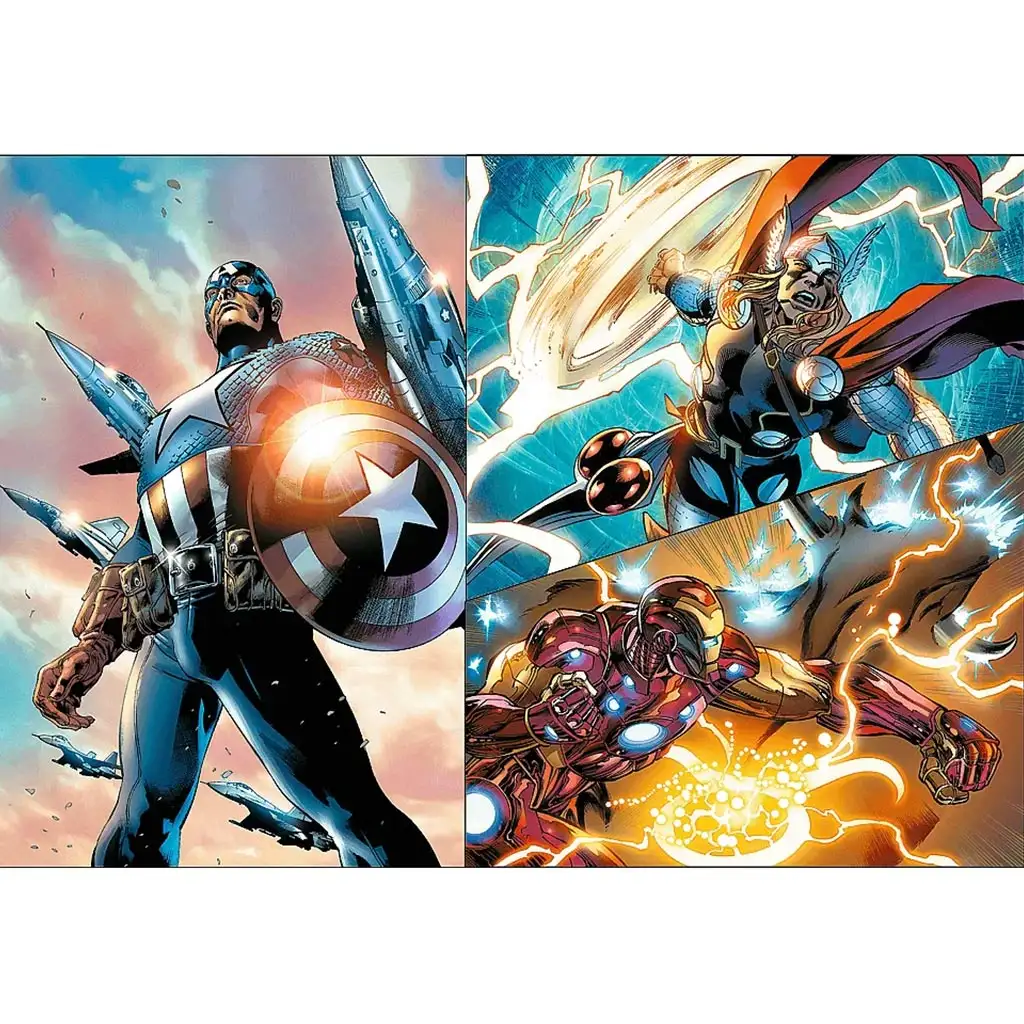 Marvel: Bosszúállók 4x250db-os puzzle - Trefl kép 4
