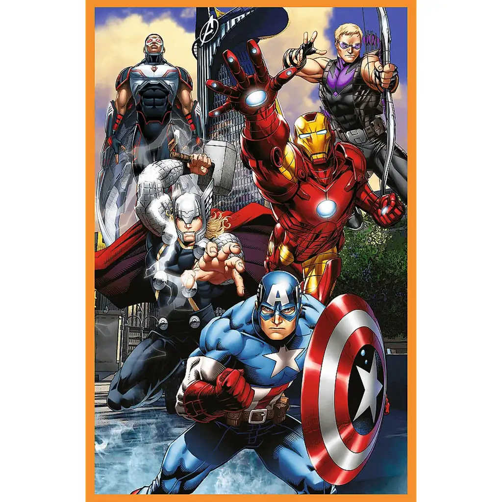 Bosszúállók akciódús napja 3x80db-os puzzle - Trefl kép 3