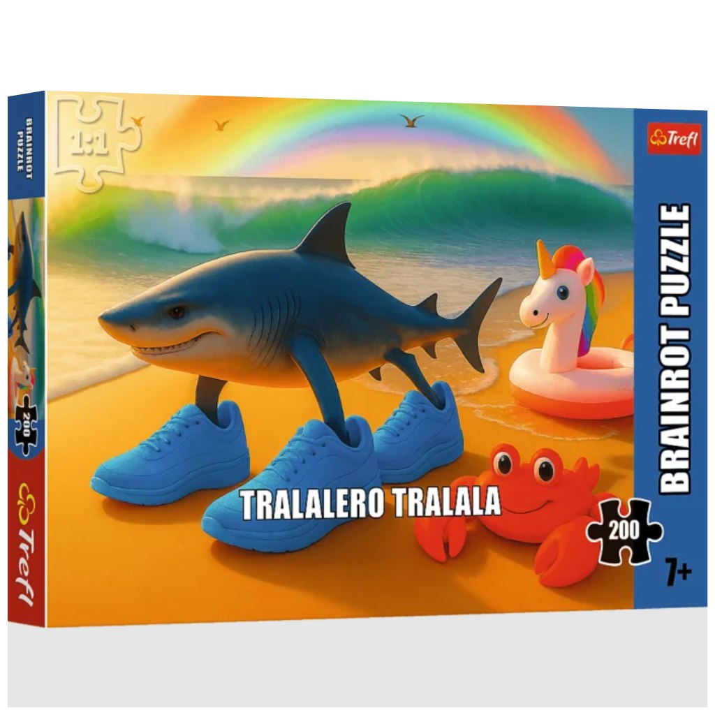 Brainrot: Tralalero Tralala 200db-os puzzle kép 1