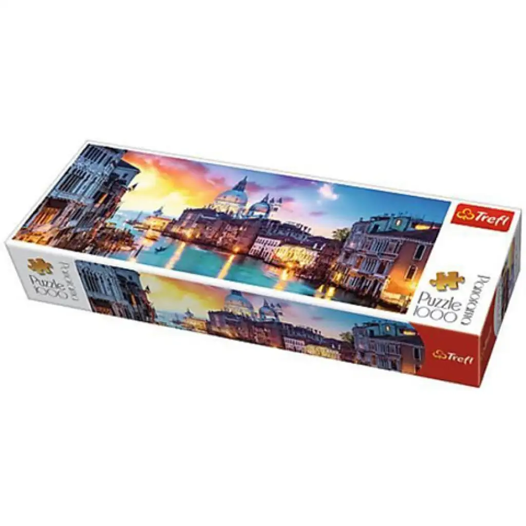 Canal Grande főcsatorna, Olaszország panoráma puzzle 1000db-os - Trefl kép 1