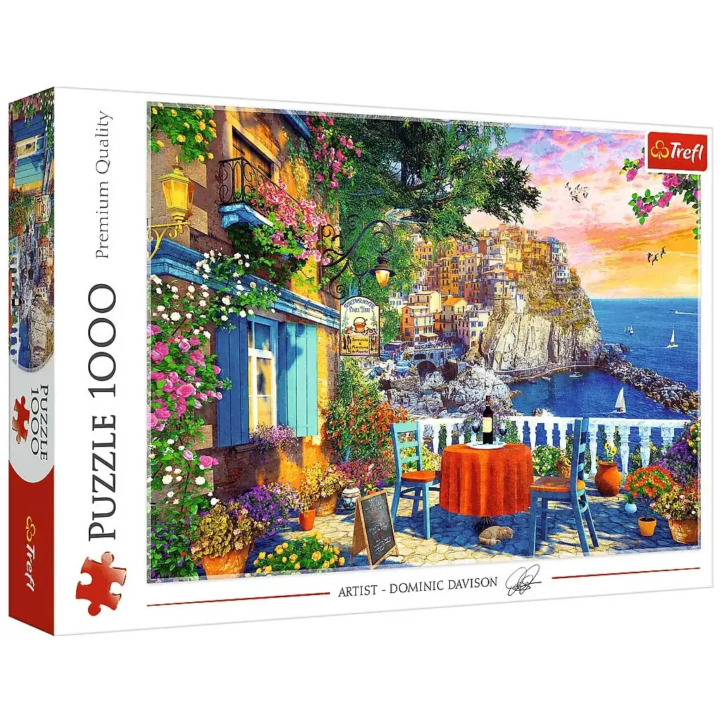 Kilátás a Cinque Terre-re 1000db-os puzzle - Trefl kép 1