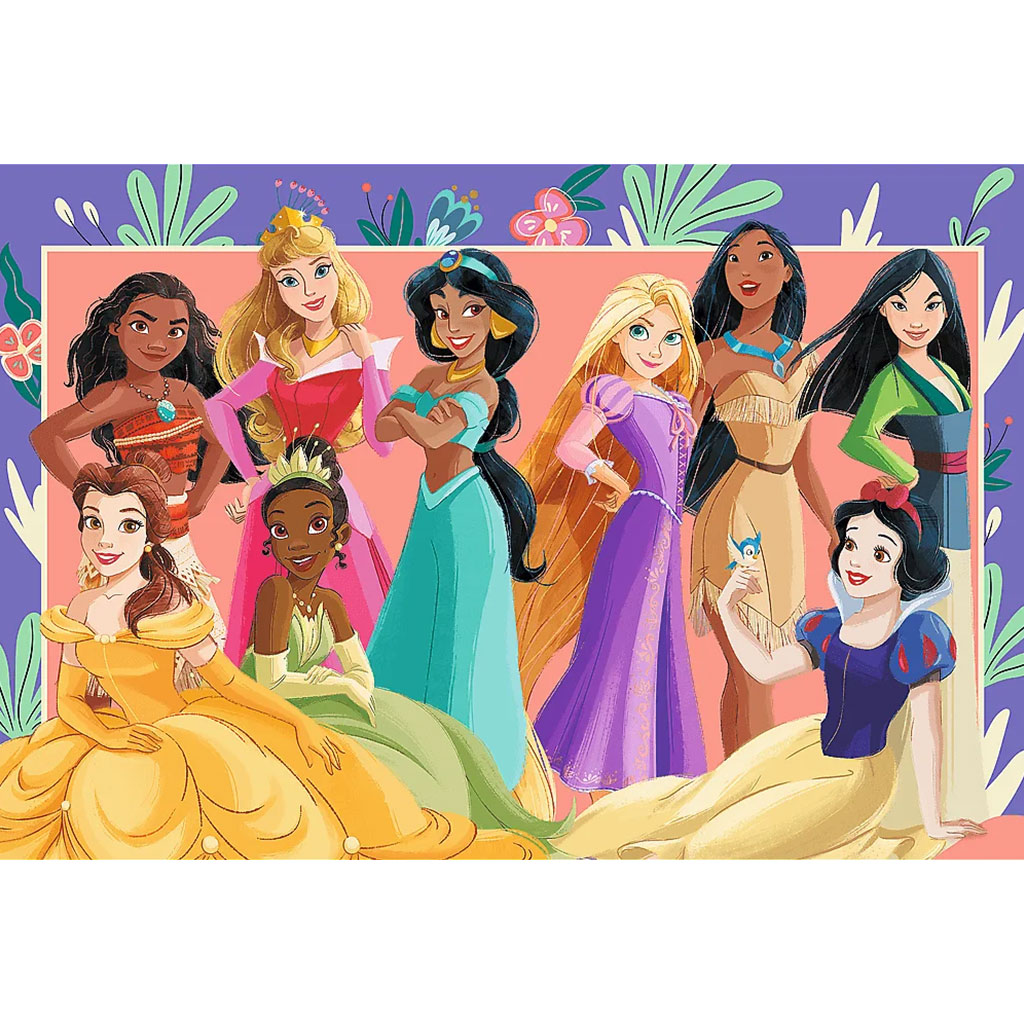 Disney hercegnők csoportképe 160db-os puzzle - Trefl kép 2
