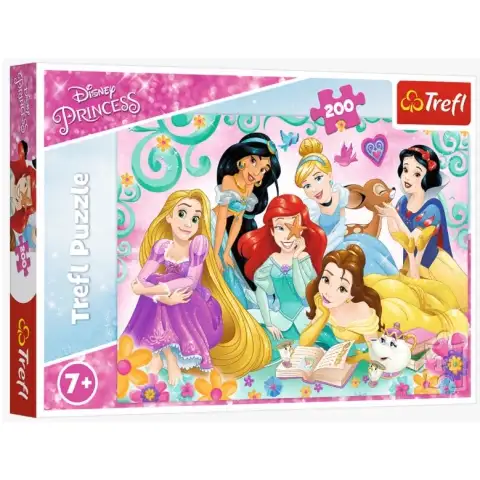 Disney Hercegnők vidám világa 200db-os puzzle - Trefl kép 1