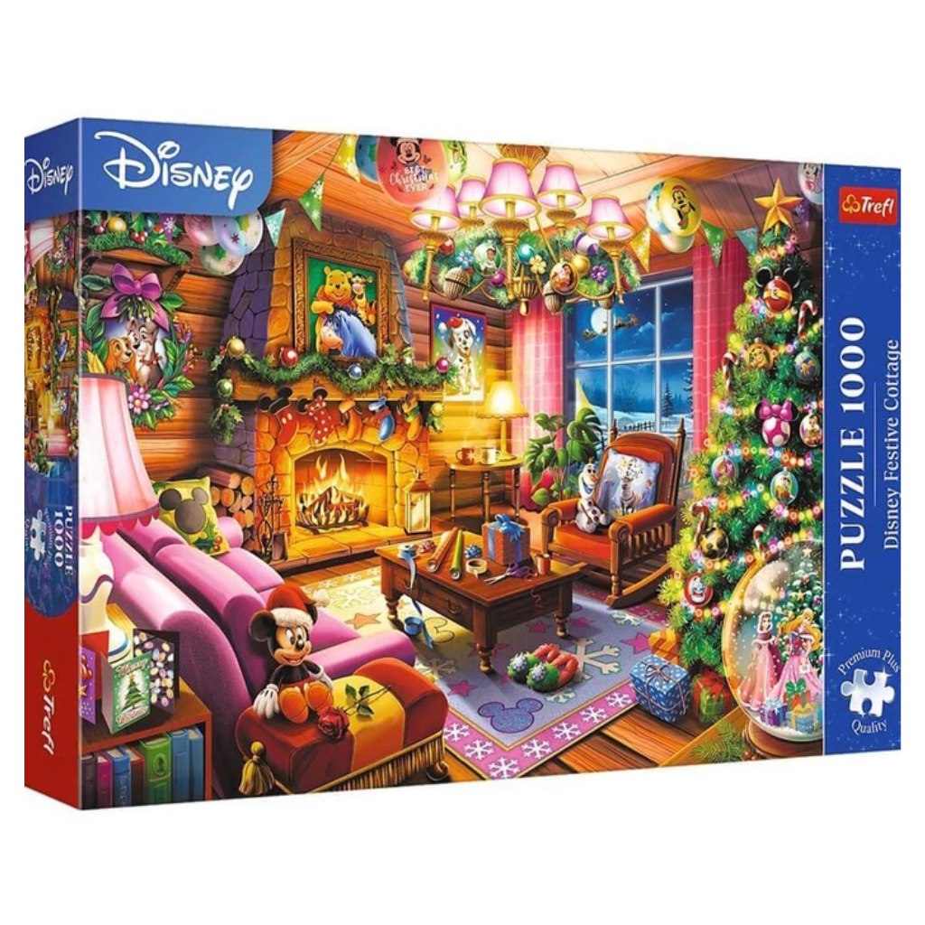 Disney Karácsony 1000db-os prémium puzzle - Trefl kép 1