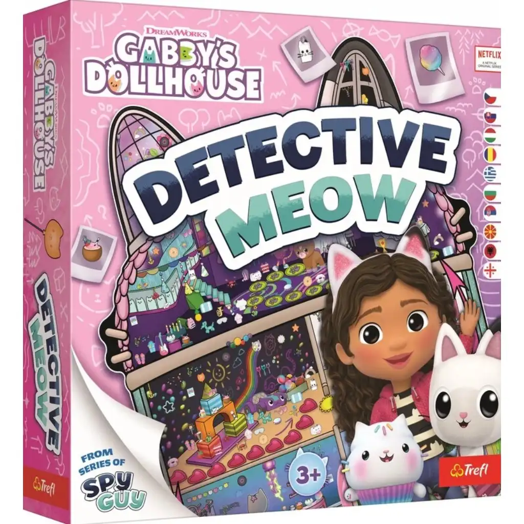 Spy Guy Gabi babaháza Detektív Meow társasjáték - Trefl kép 1
