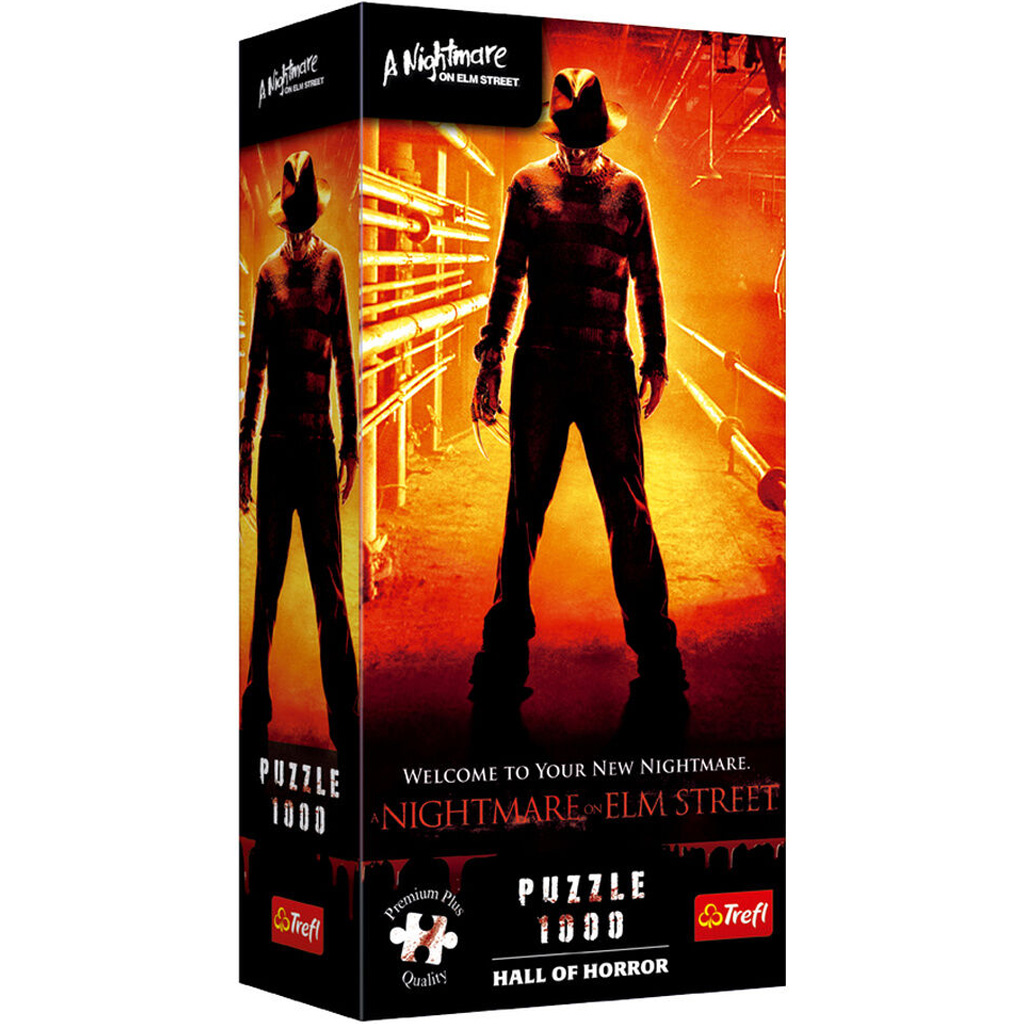 Hall of horror Rémálom az Elm utcában prémium plusz 1000db-os puzzle - Trefl kép 1