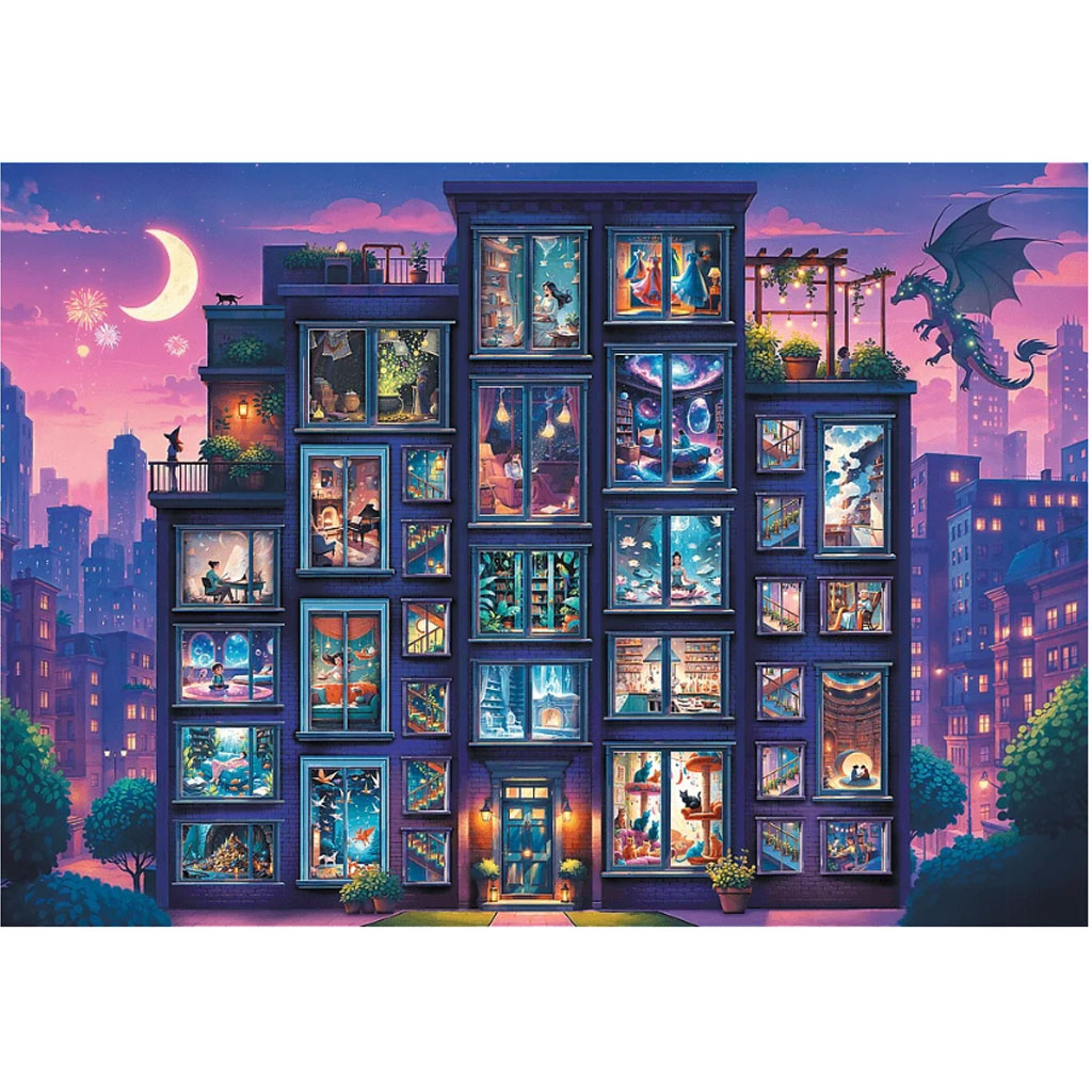 Történetekkel teli éjszaka prémium plusz 1000db-os puzzle - Trefl kép 2