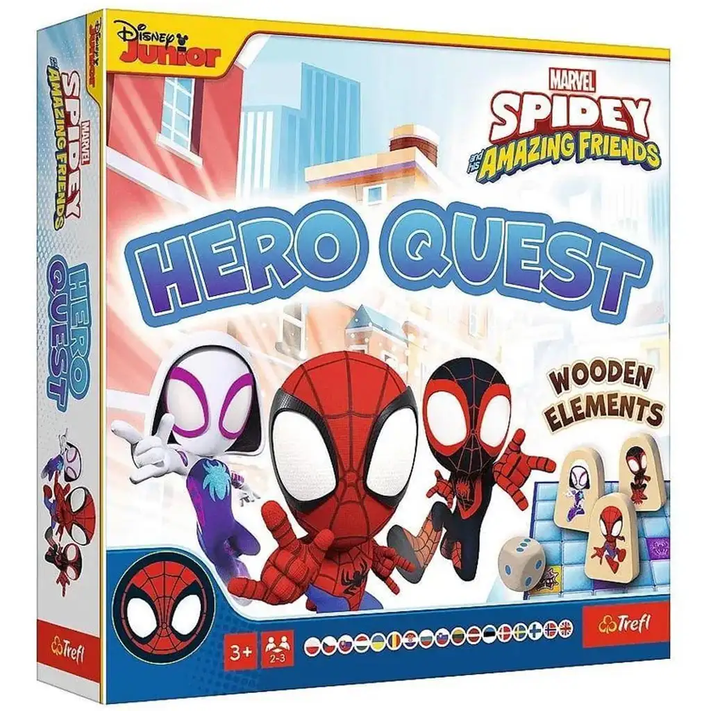 Spidey és barátai: Hősök nyomában társasjáték - Trefl kép 1