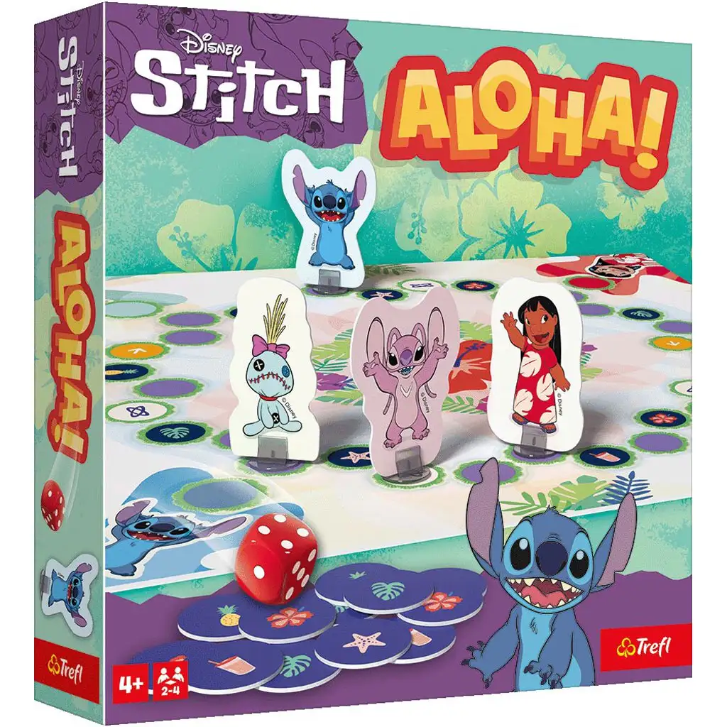 Disney: Stitch Aloha! társasjáték - Trefl kép 1